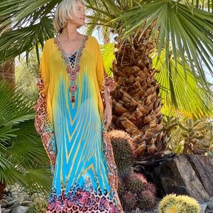 NWT Bohemian Silk Kaftan/Maxi Dress/Free People
